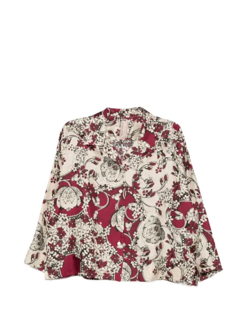 Antonio Marras camisa de seda con estampado floral