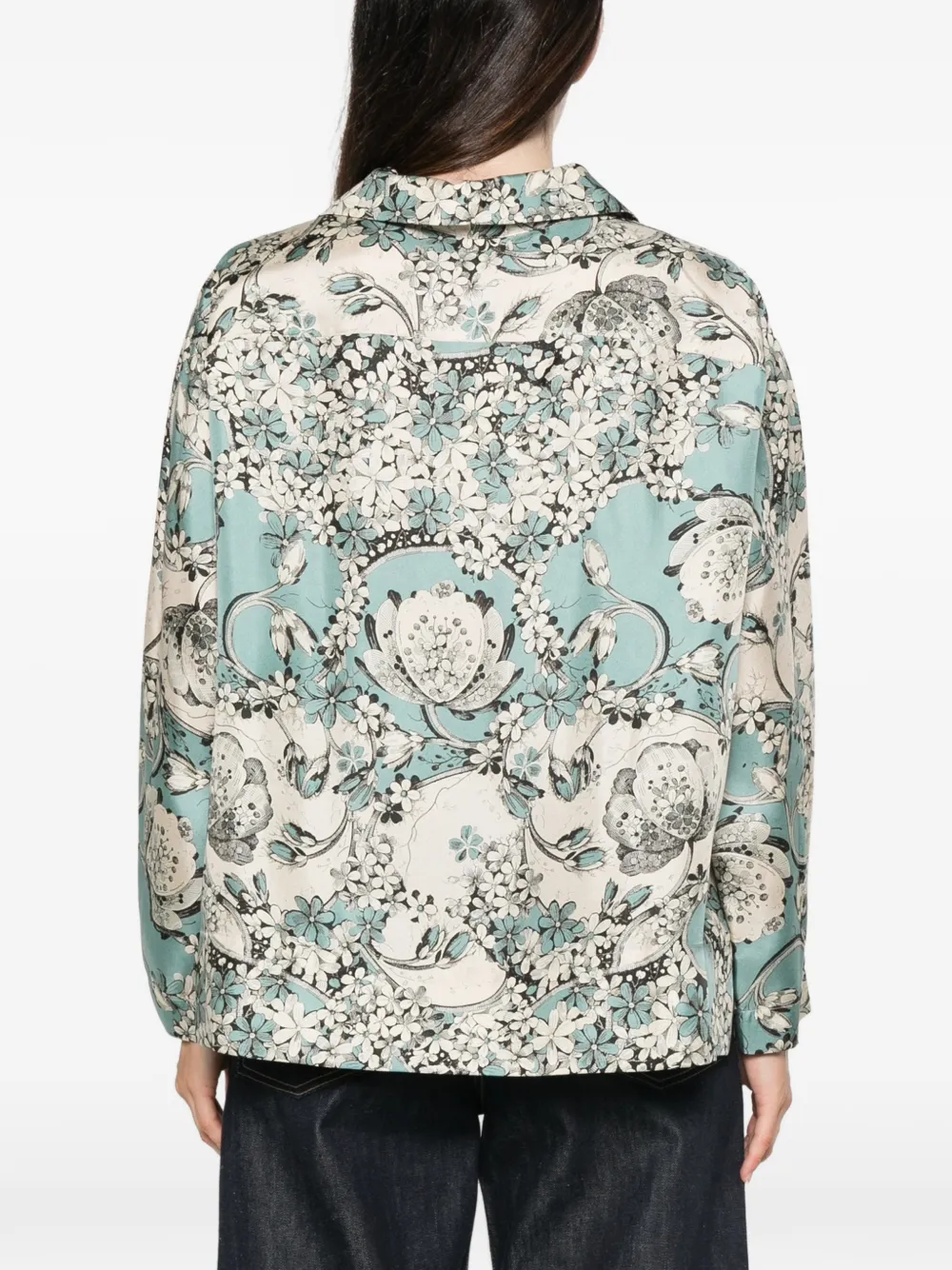 Antonio Marras Blouse met bloemenprint Beige