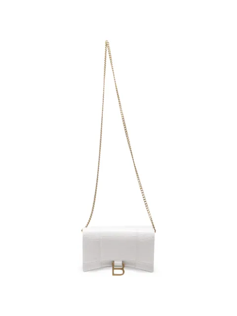 Balenciaga Pre-Owned krokodillepræget Hourglass skuldertaske