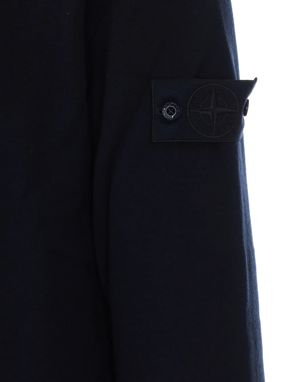 Stone Island Sweater met logopatch Blauw