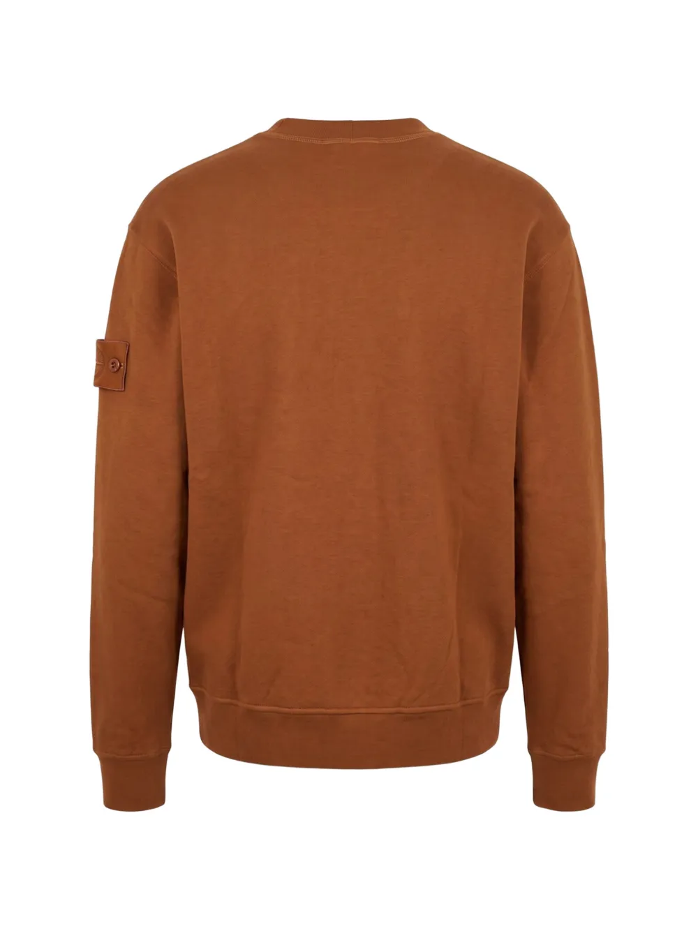 Stone Island Sweater met logopatch Bruin