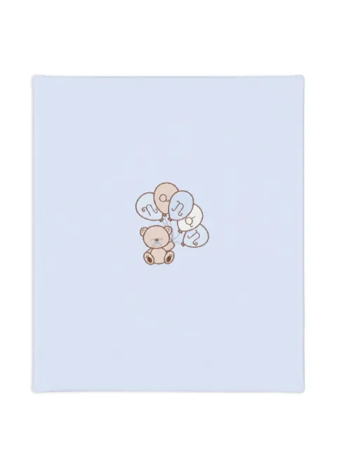 NANAN teddy bear-print blanket