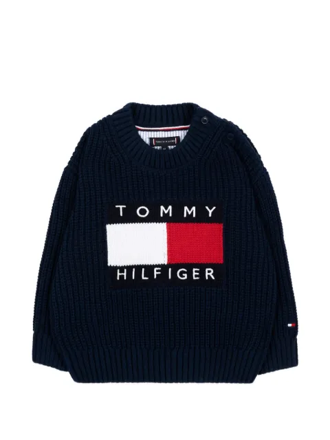 Tommy Hilfiger Junior Heritage chunky-knit sweater