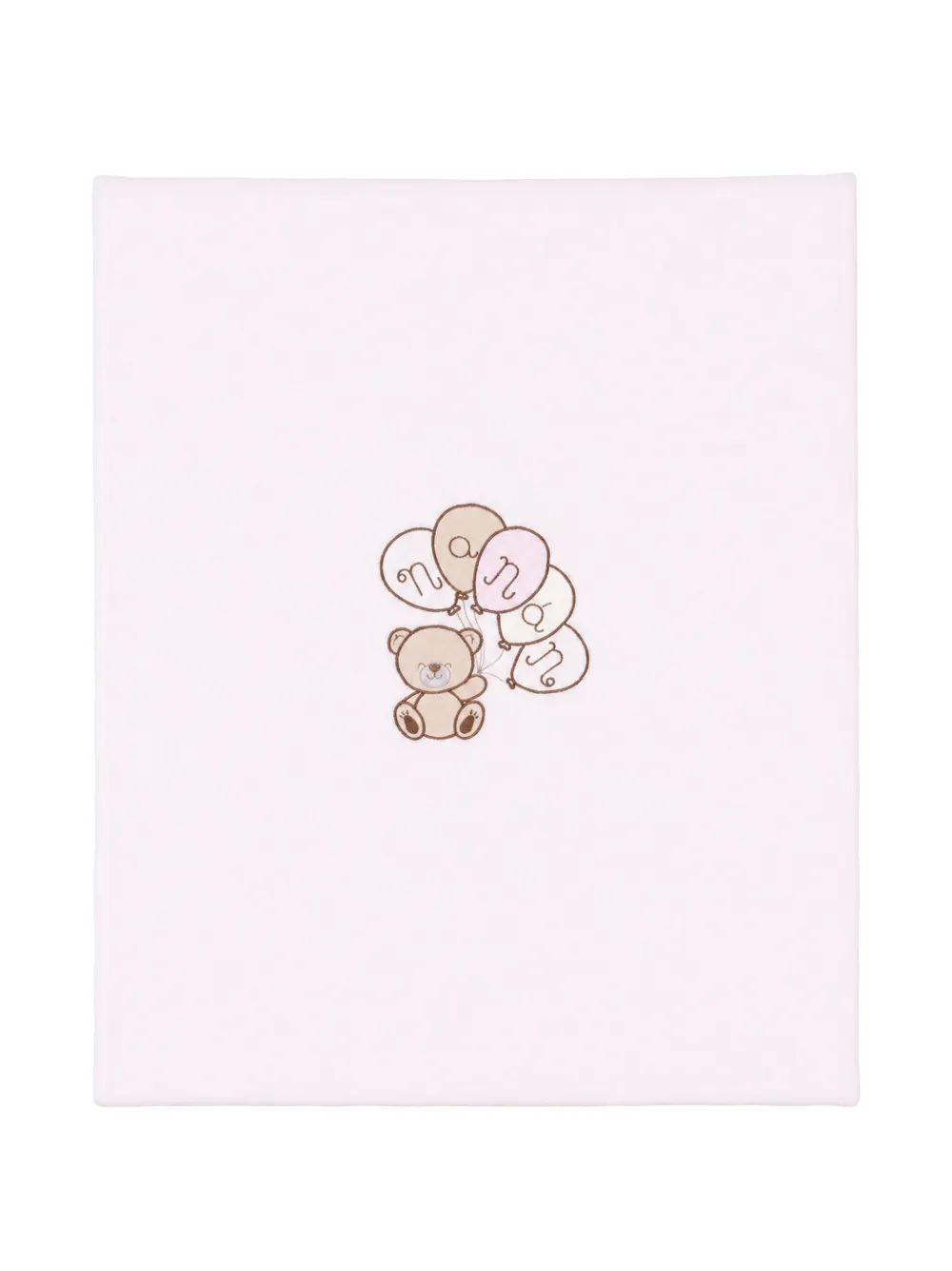 NANAN Coperta con ricamo - Rosa
