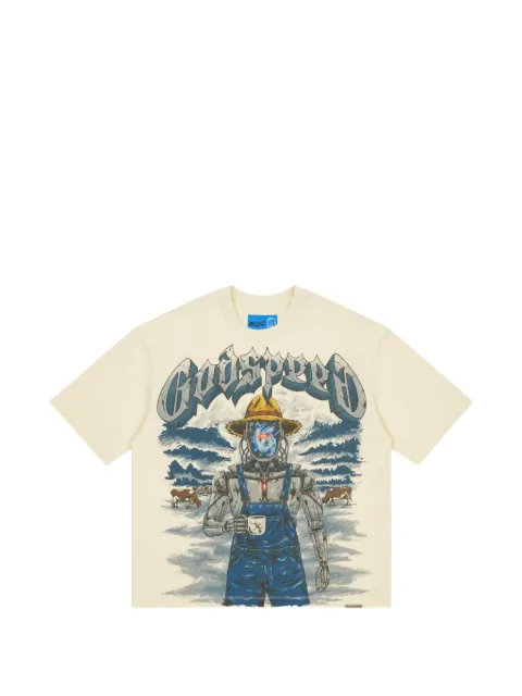 GODSPEED Aura Farm II graphic-print T-shirt