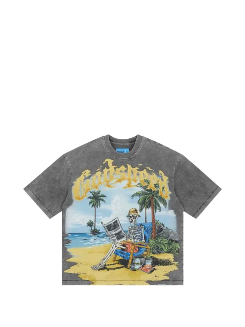 GODSPEED Skeleton Beach II graphic-print T-shirt