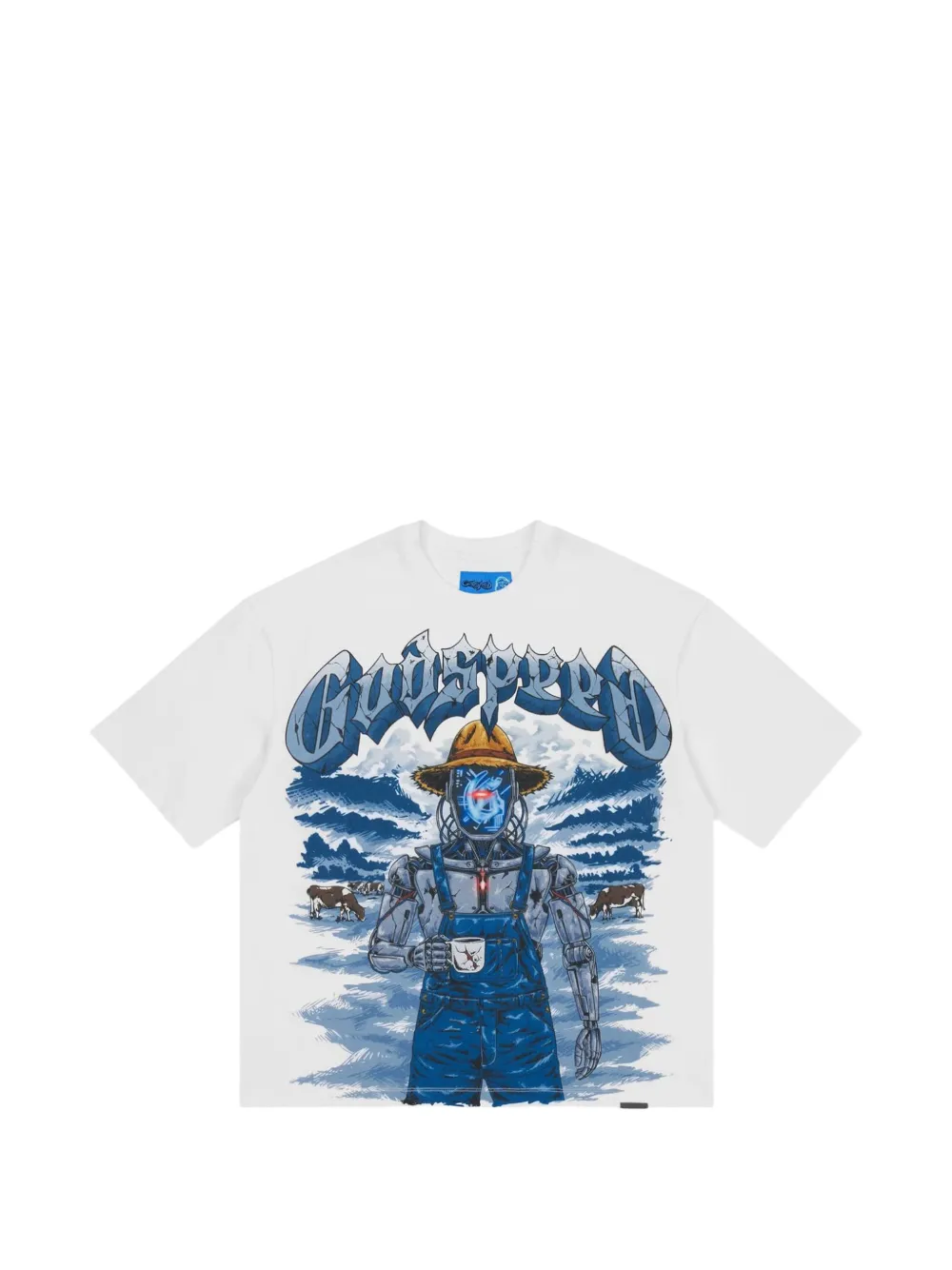 GODSPEED T-shirt Aura Farm II - Bianco