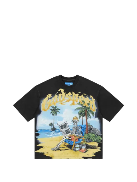 GODSPEED Skeleton Beach II graphic-print T-shirt