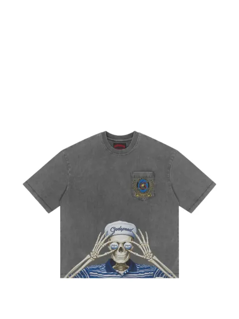 GODSPEED Golf Days graphic-print chest-pocket T-shirt