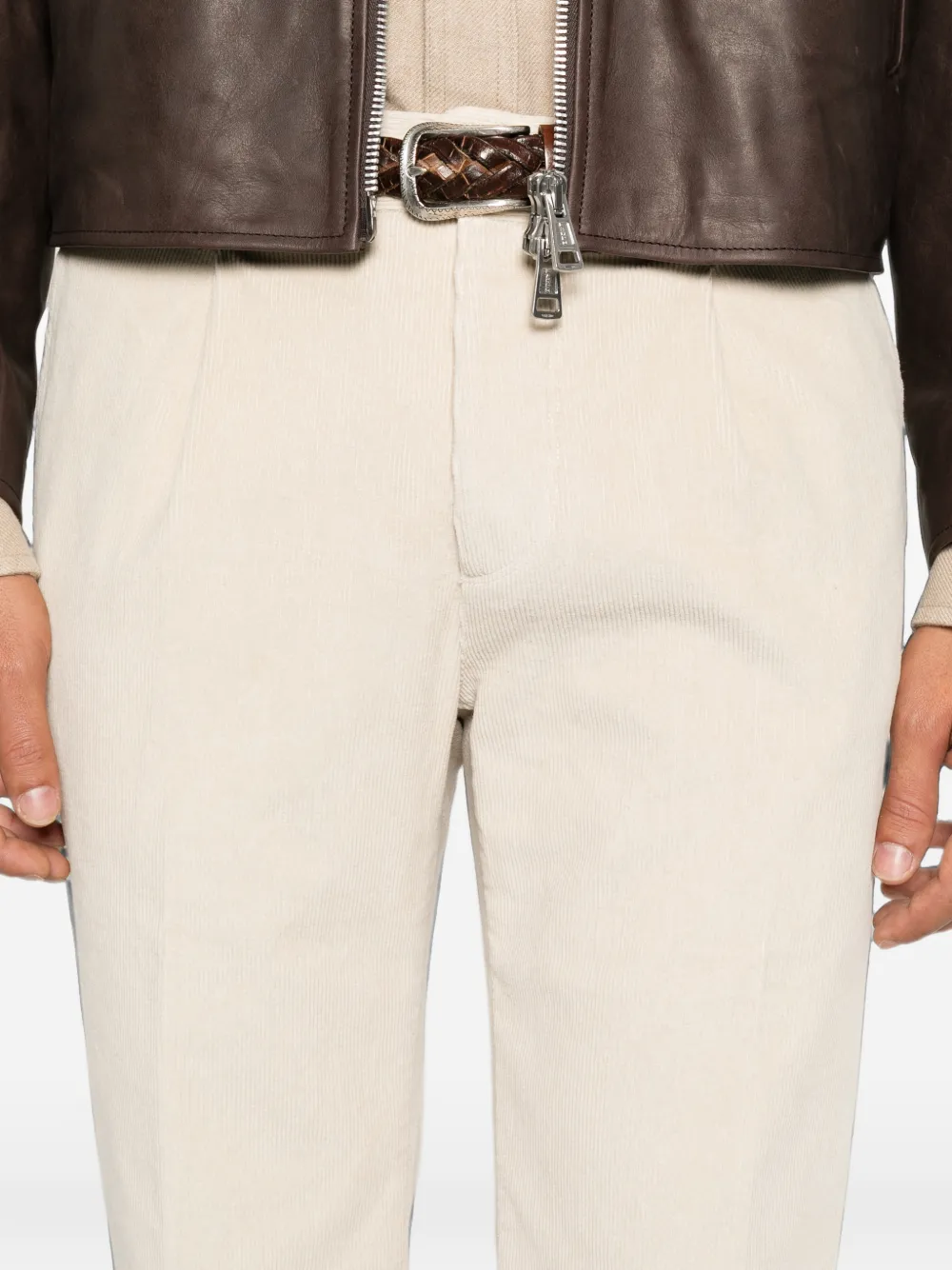 Incotex Plooibroek Beige