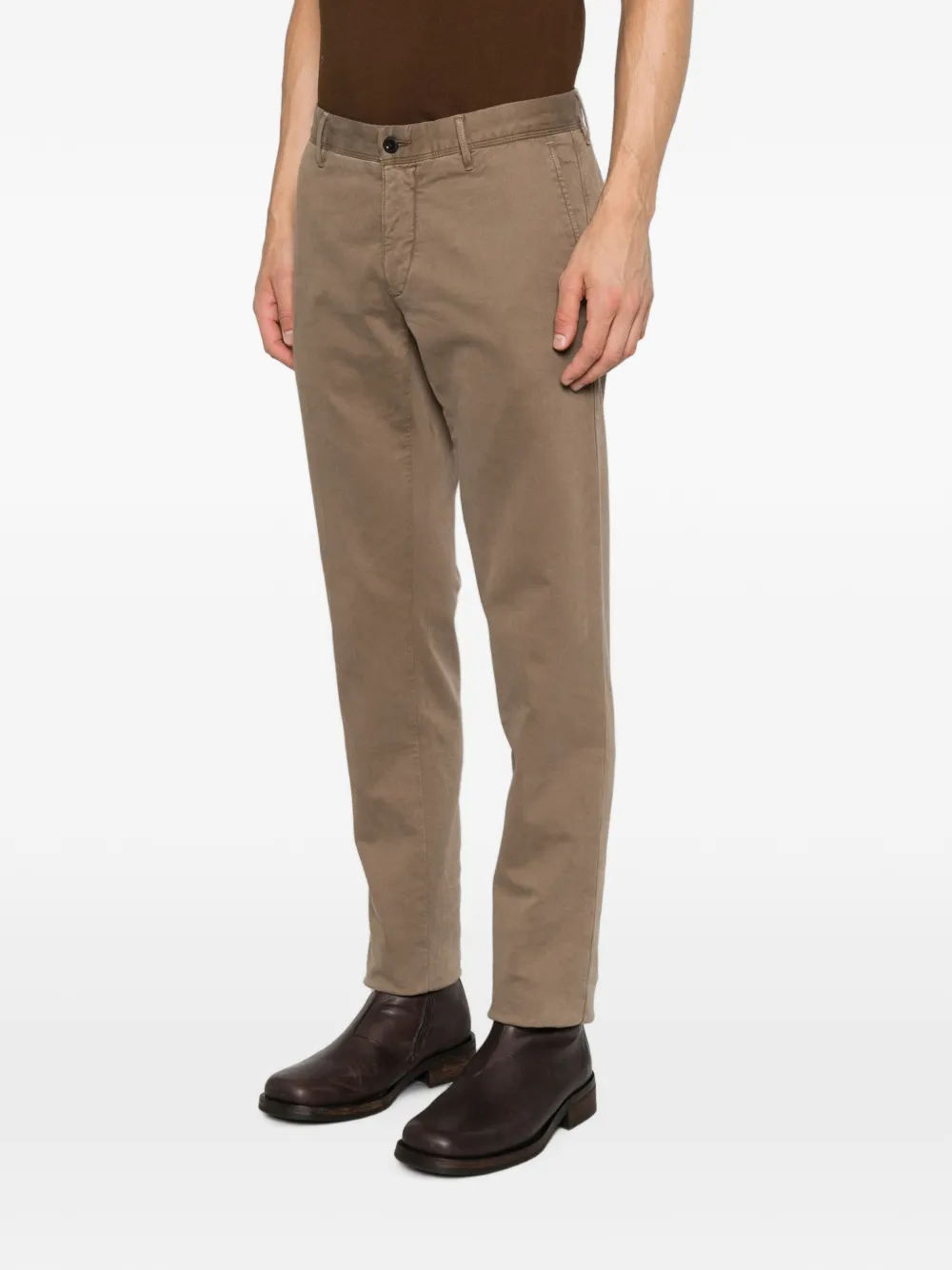 Incotex Straight chino Bruin