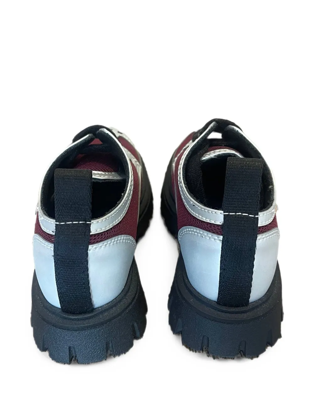 Marni Kids panelled derby shoes Zilver