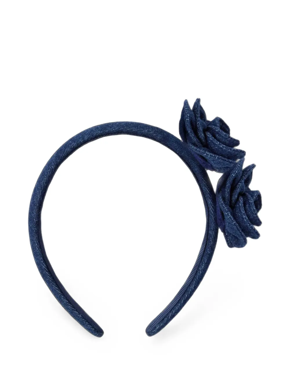 Self-Portrait Kids Haarband verfraaid met bloe Blauw