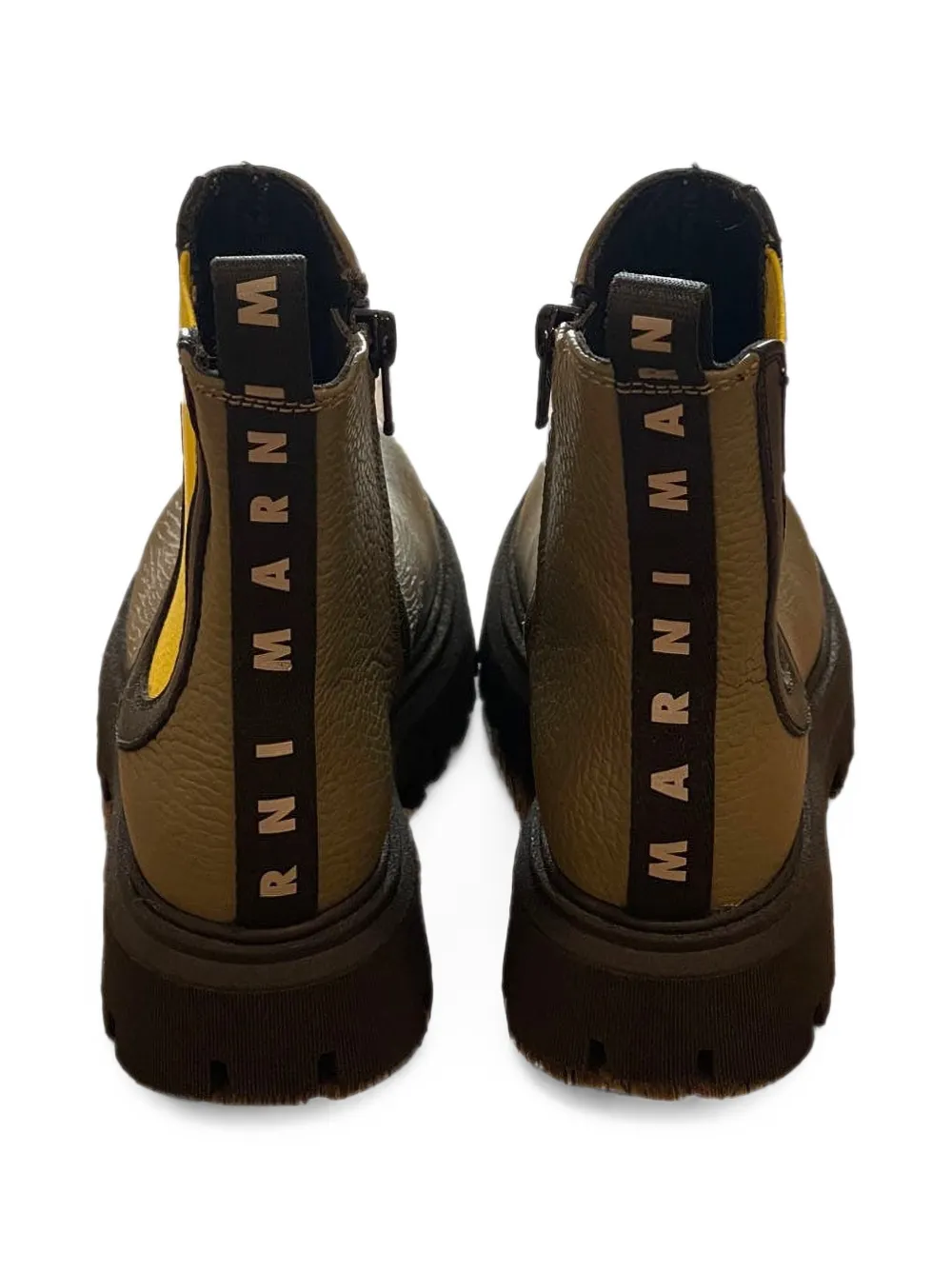Marni Kids Chelsea boots Groen