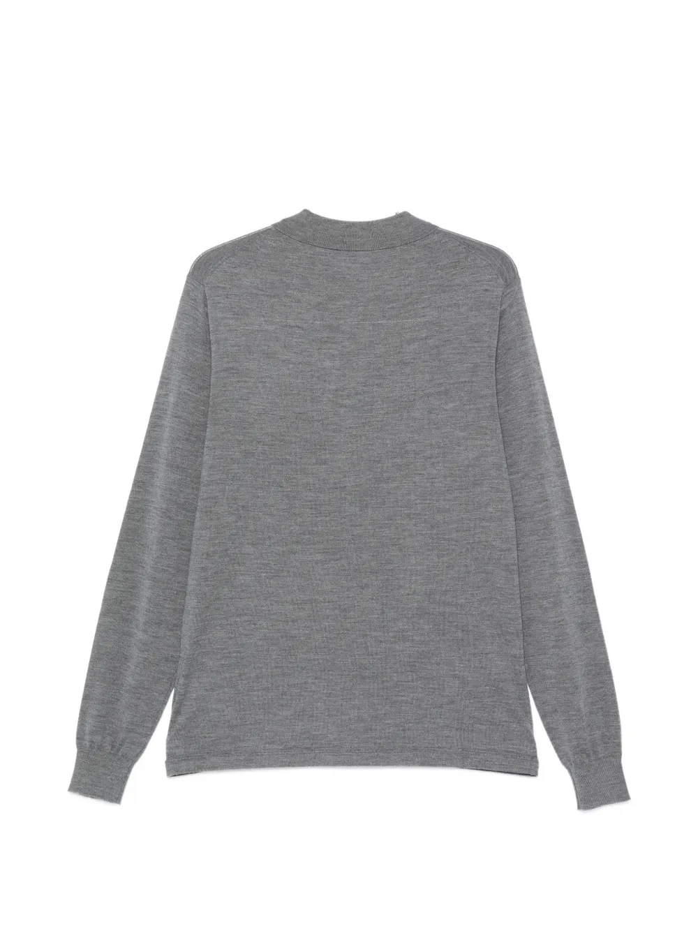 ASPESI Poloshirt met lange mouwen Grijs