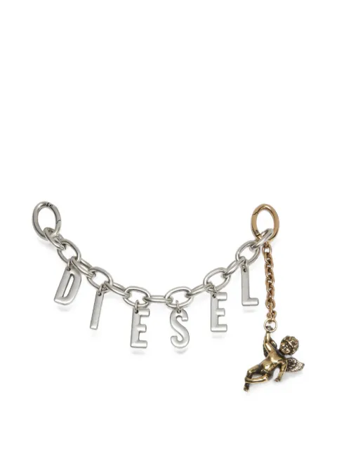 Diesel llavero de querubín con dije de letra