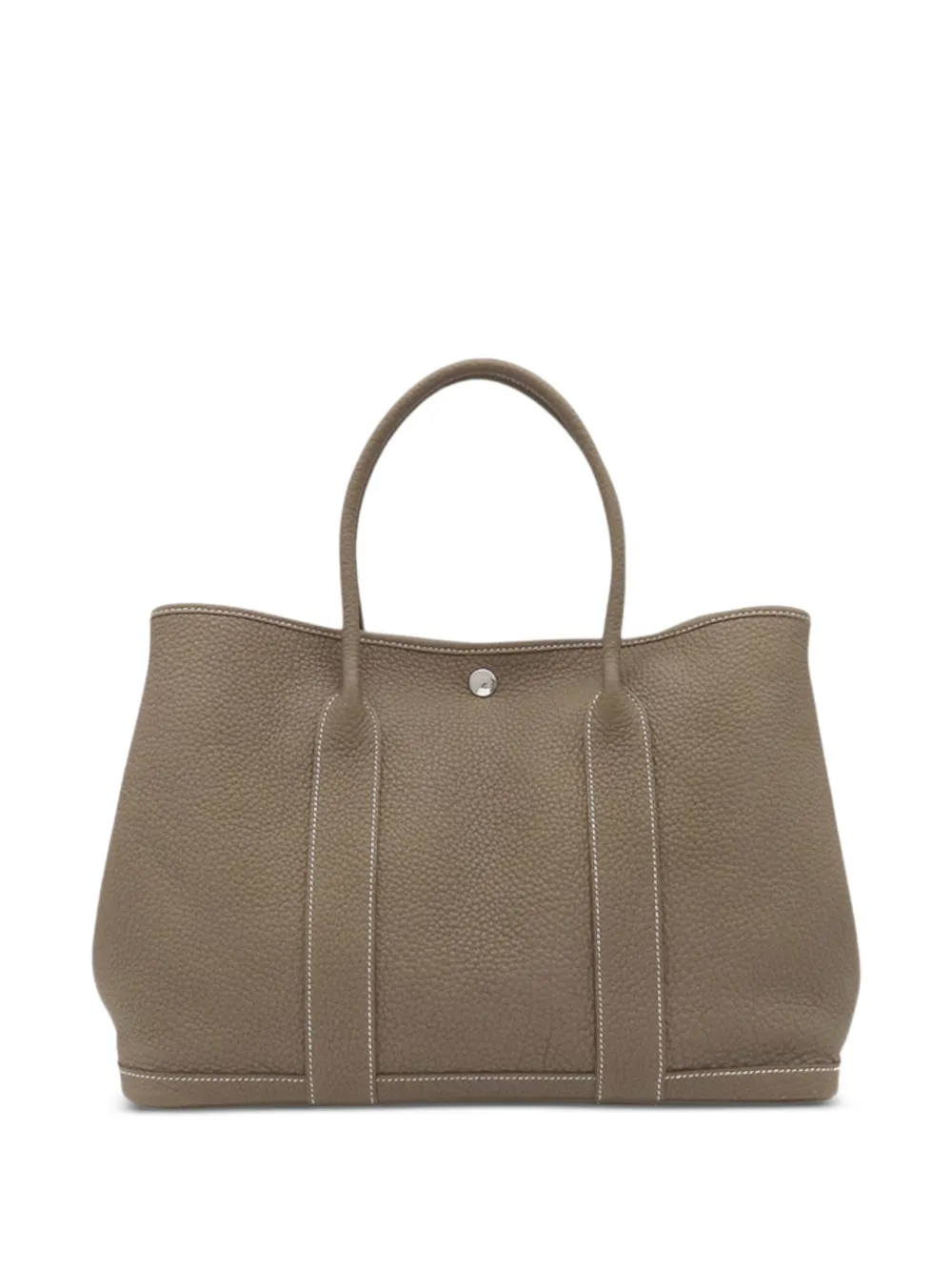 Hermès Pre-Owned Borsa tote Garden Party 36 in pelle Negonda 2016 - Marrone