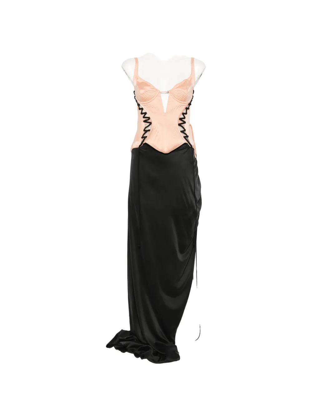 Maria Lucia Hohan Sakura lace-up corset dress - Schwarz