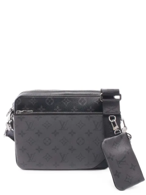 Louis Vuitton Pre-Owned 2020-2026 Monogram Eclipse Trio Messenger crossbody bag