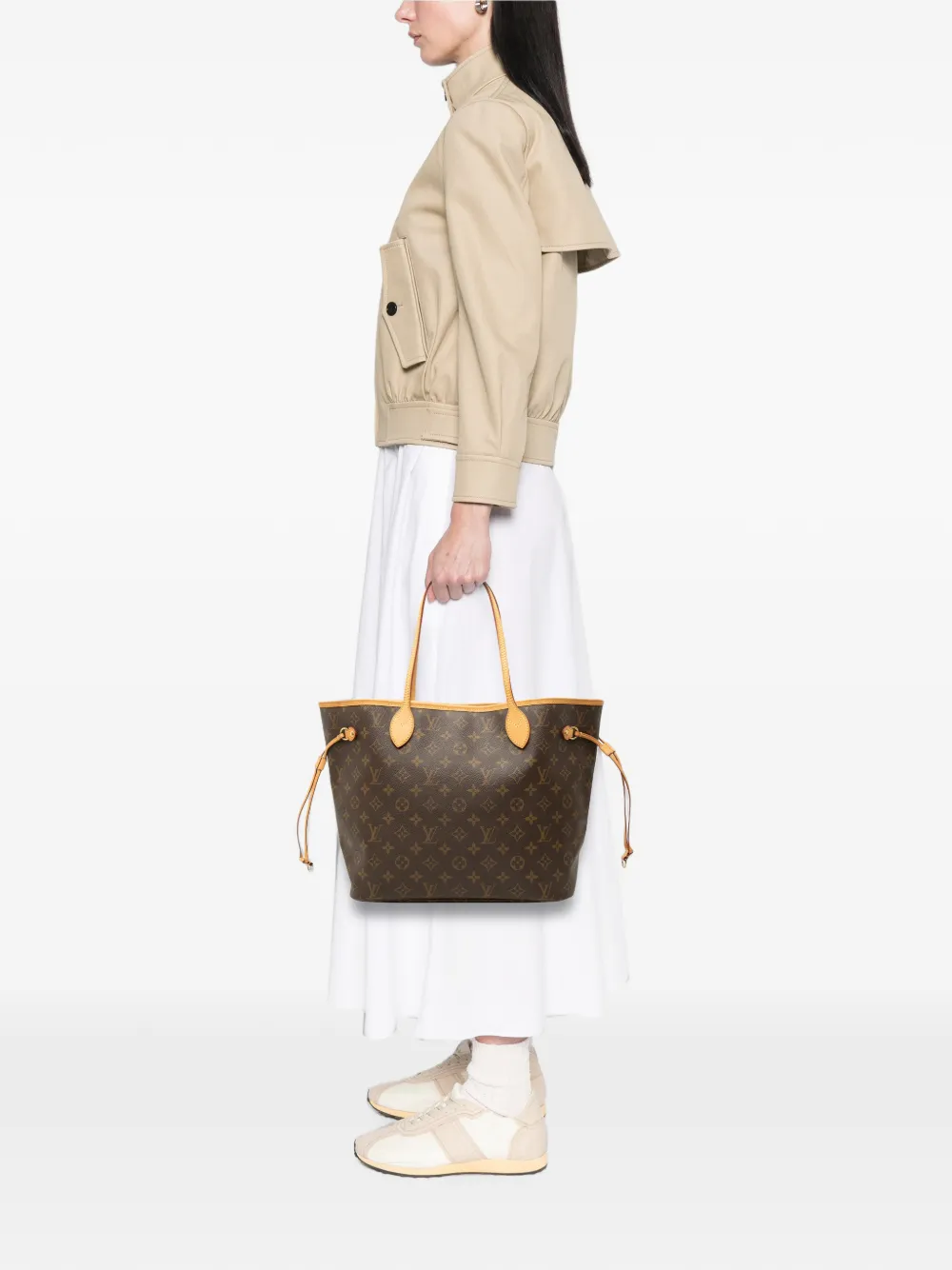 Louis Vuitton Pre-Owned 2011 Monogram Neverfull MM tote bag - Marrone