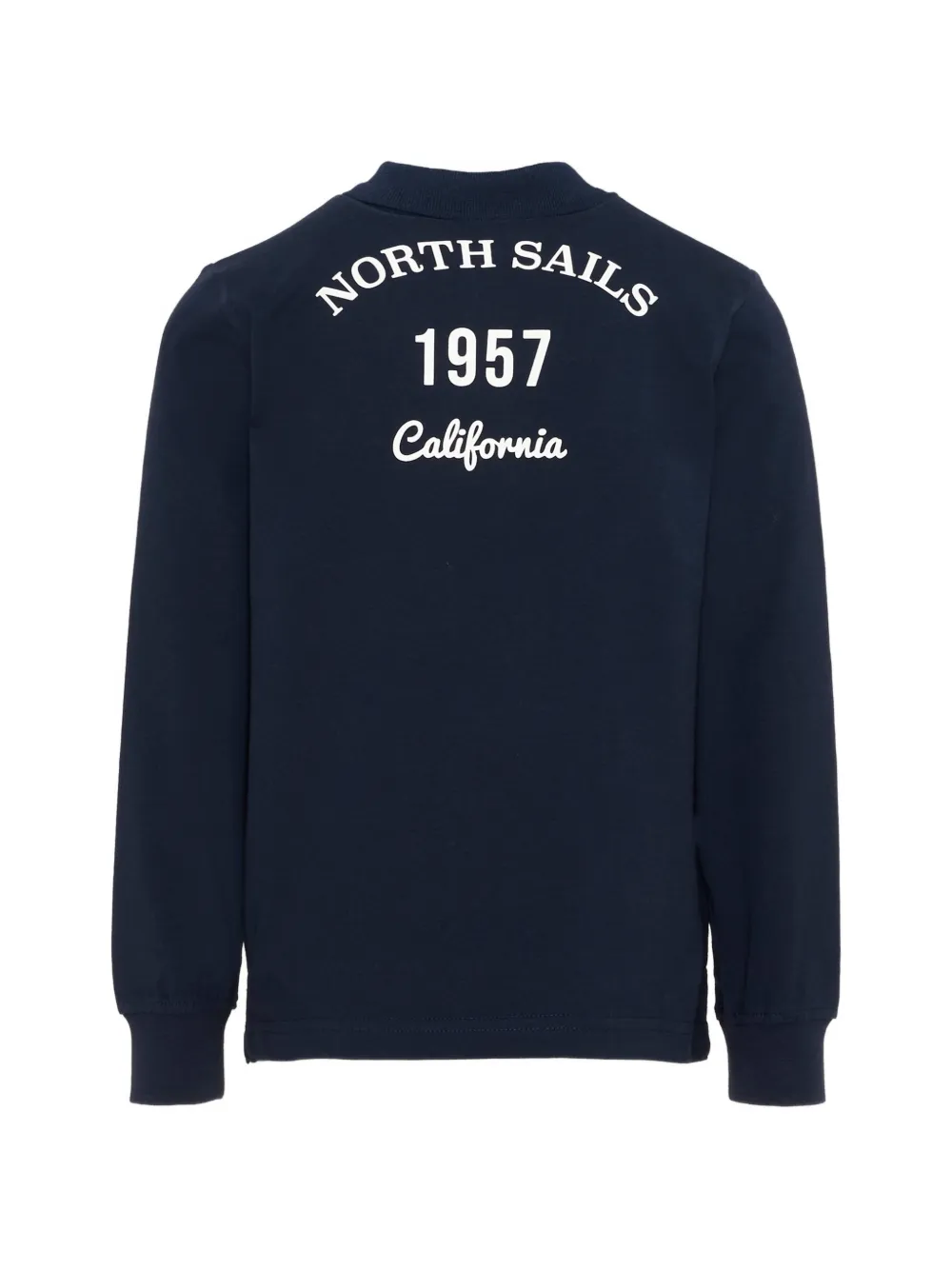 North Sails Kids Poloshirt met logopatch Blauw