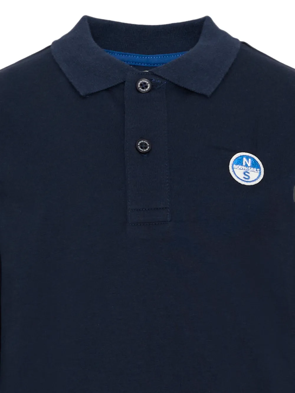 North Sails Kids Poloshirt met logopatch Blauw