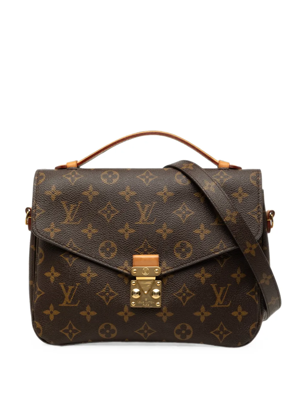 Louis Vuitton Pre-Owned 2017 Monogram Pochette Metis satchel - Braun