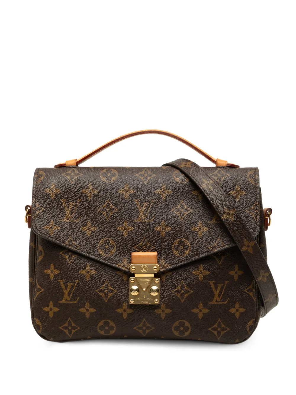 Louis Vuitton Pre-Owned 2017 Monogram Pochette Metis satchel - Braun