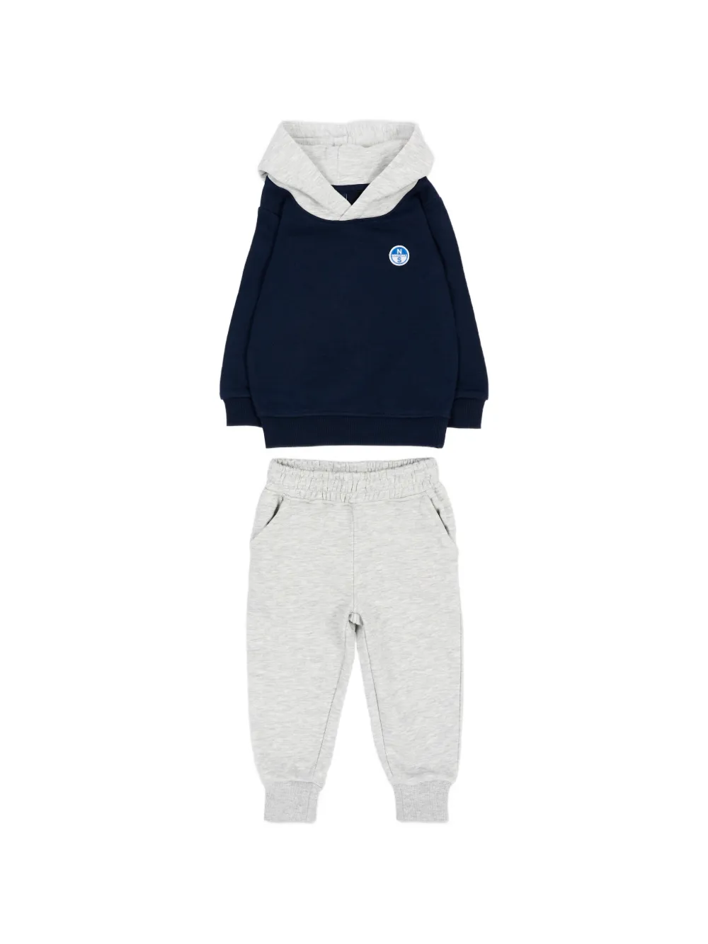North Sails Kids logo-patch tracksuit (set of two) - Blu