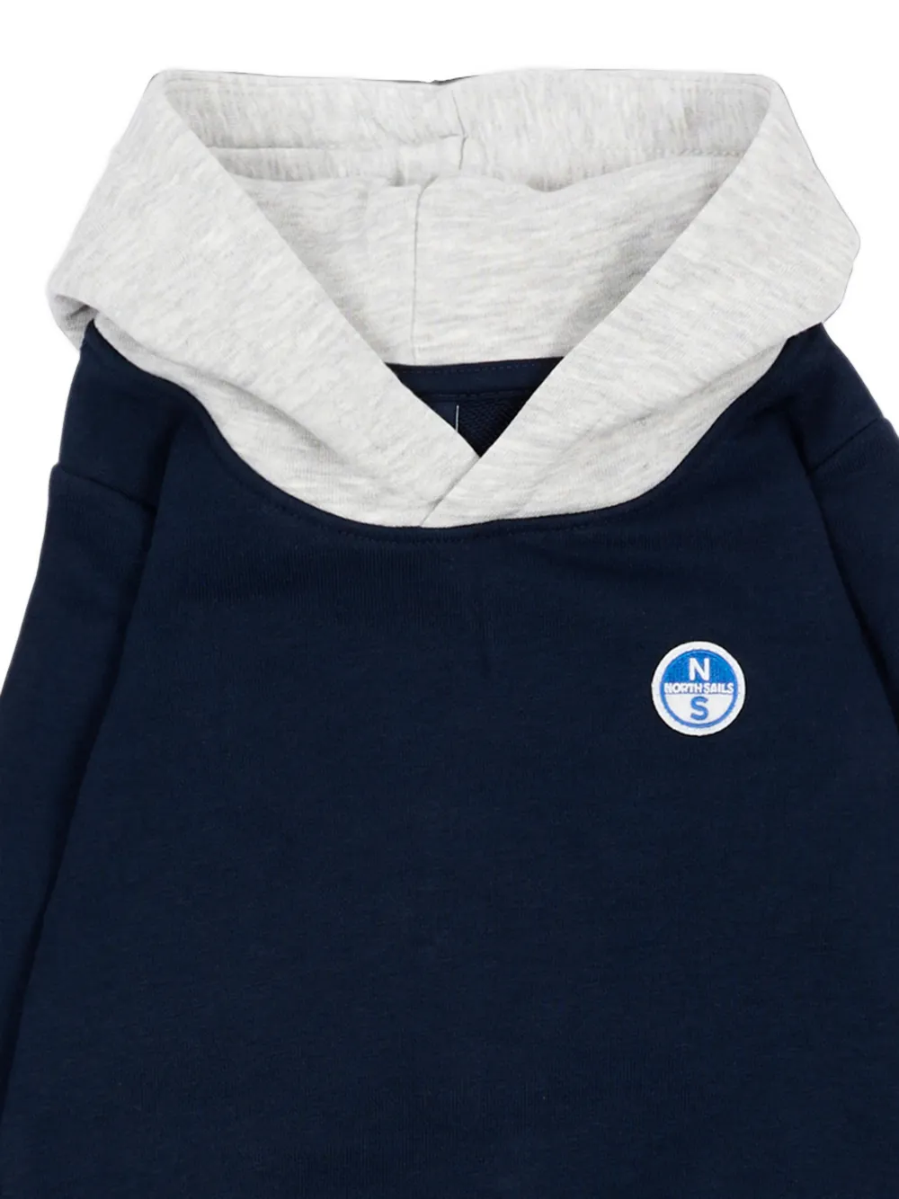 North Sails Kids Trainingspak met logopatch Blauw