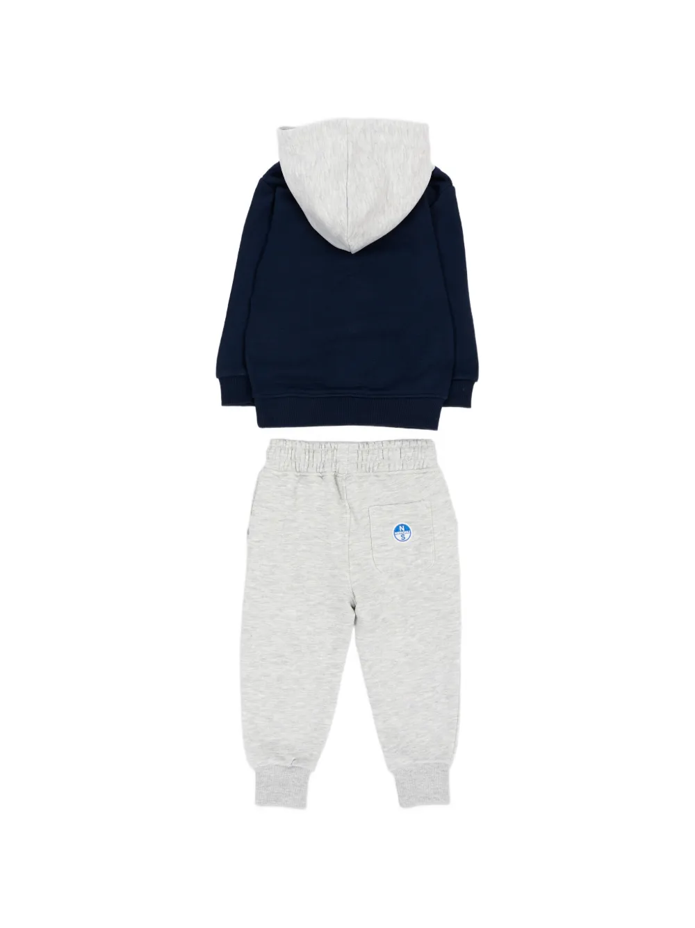 North Sails Kids Trainingspak met logopatch Blauw