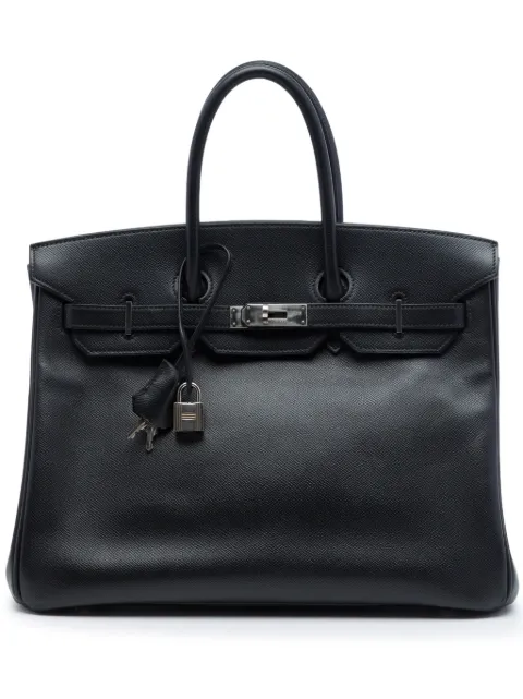 Hermès Pre-Owned 2010 Togo Birkin Retourne Handtasche 35cm
