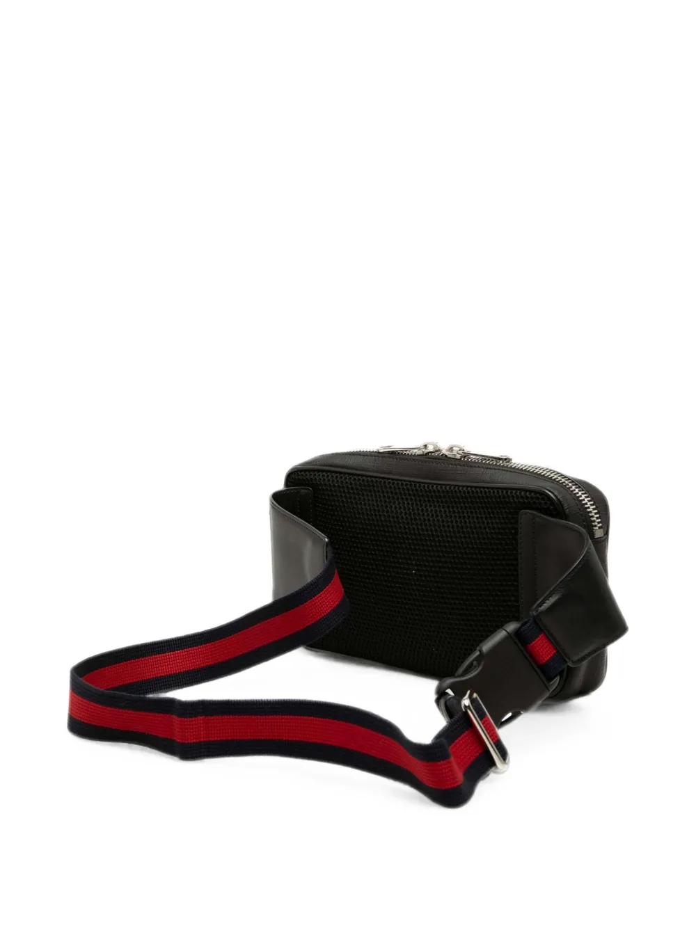 Gucci Pre-Owned 2000-2015 GG Supreme Web Night Courrier heuptas Zwart