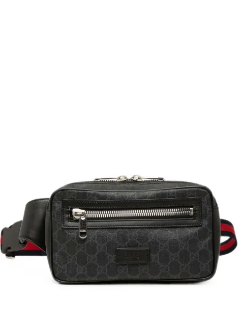 Gucci Pre-Owned 2000-2015 GG Supreme Web Night Courrier belt bag