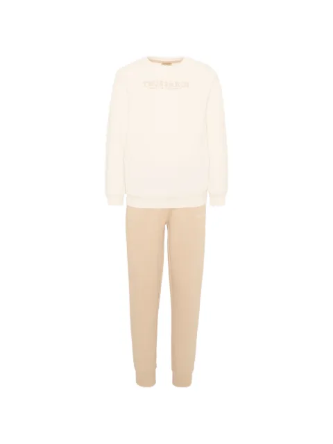 TRUSSARDI JUNIOR logo-embroidered tracksuit (set of two)