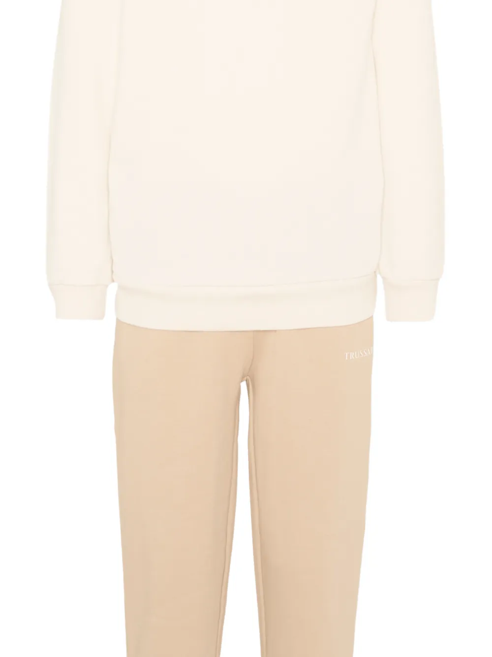 TRUSSARDI JUNIOR Trainingspak met geborduurd logo Beige
