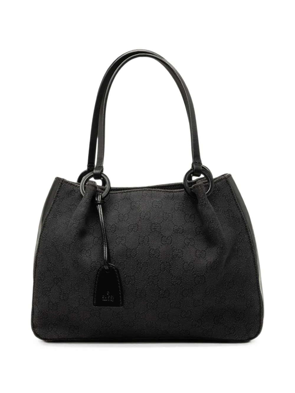 Gucci Pre-Owned 2000-2015 GG Denim Schultertasche - Schwarz