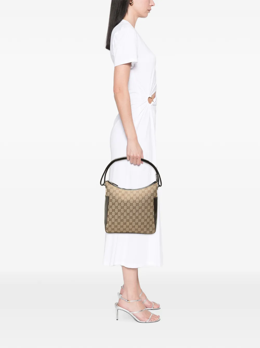 Gucci Pre-Owned 2000-2015 GG Canvas handbag - Nude