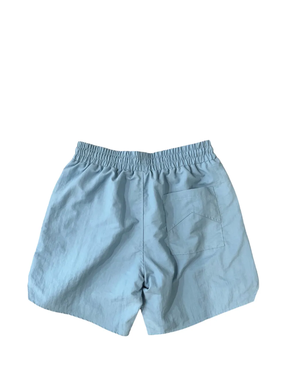 RHUDE Zwembroek met logoprint Blauw