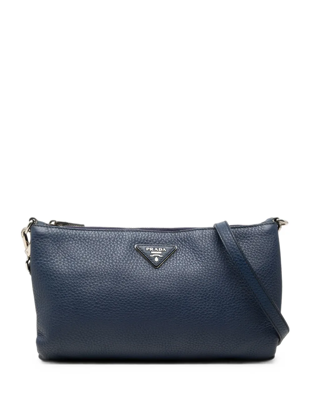 Prada Pre-Owned 2013-2026 Vitello Daino crossbody bag - Blu