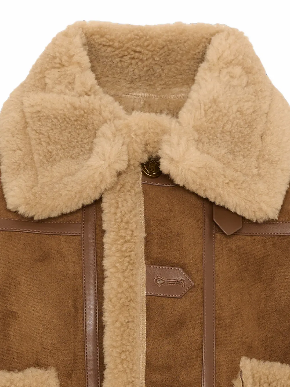 Roberto Cavalli Junior Jack met lange mouwen Bruin