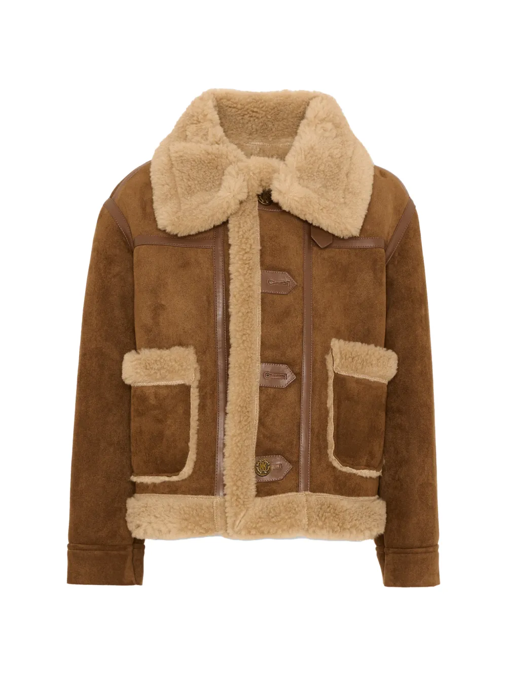 Roberto Cavalli Junior Jacke mit langen Ärmeln - Braun