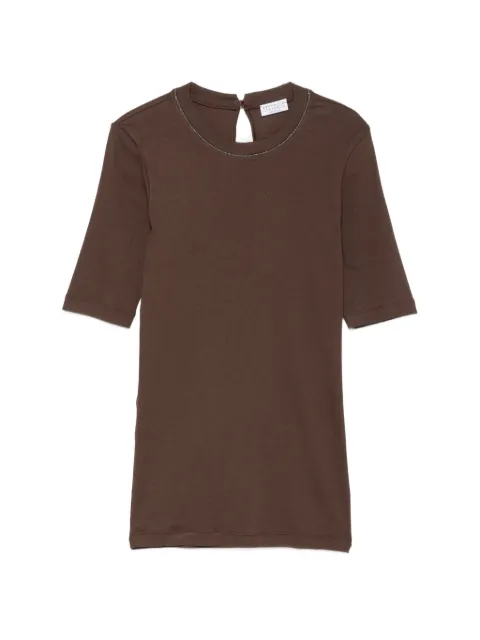 Brunello Cucinelli camiseta con cadena Monili