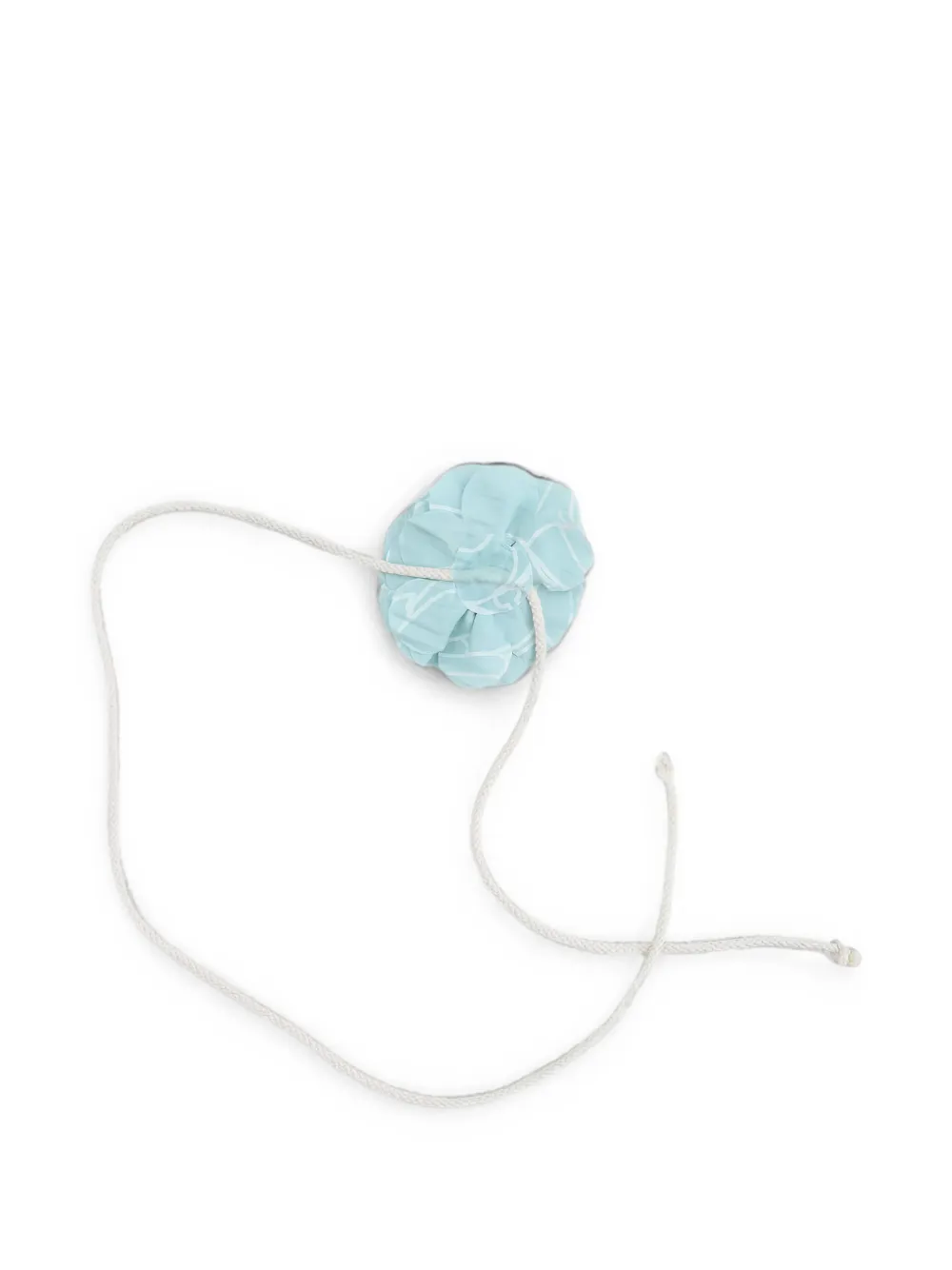 Zhoe & Tobiah Riem met bloemdetail en touw Blauw