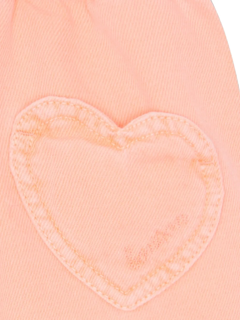 Bonton Melanie shorts met elastische taille en hartpatch Roze