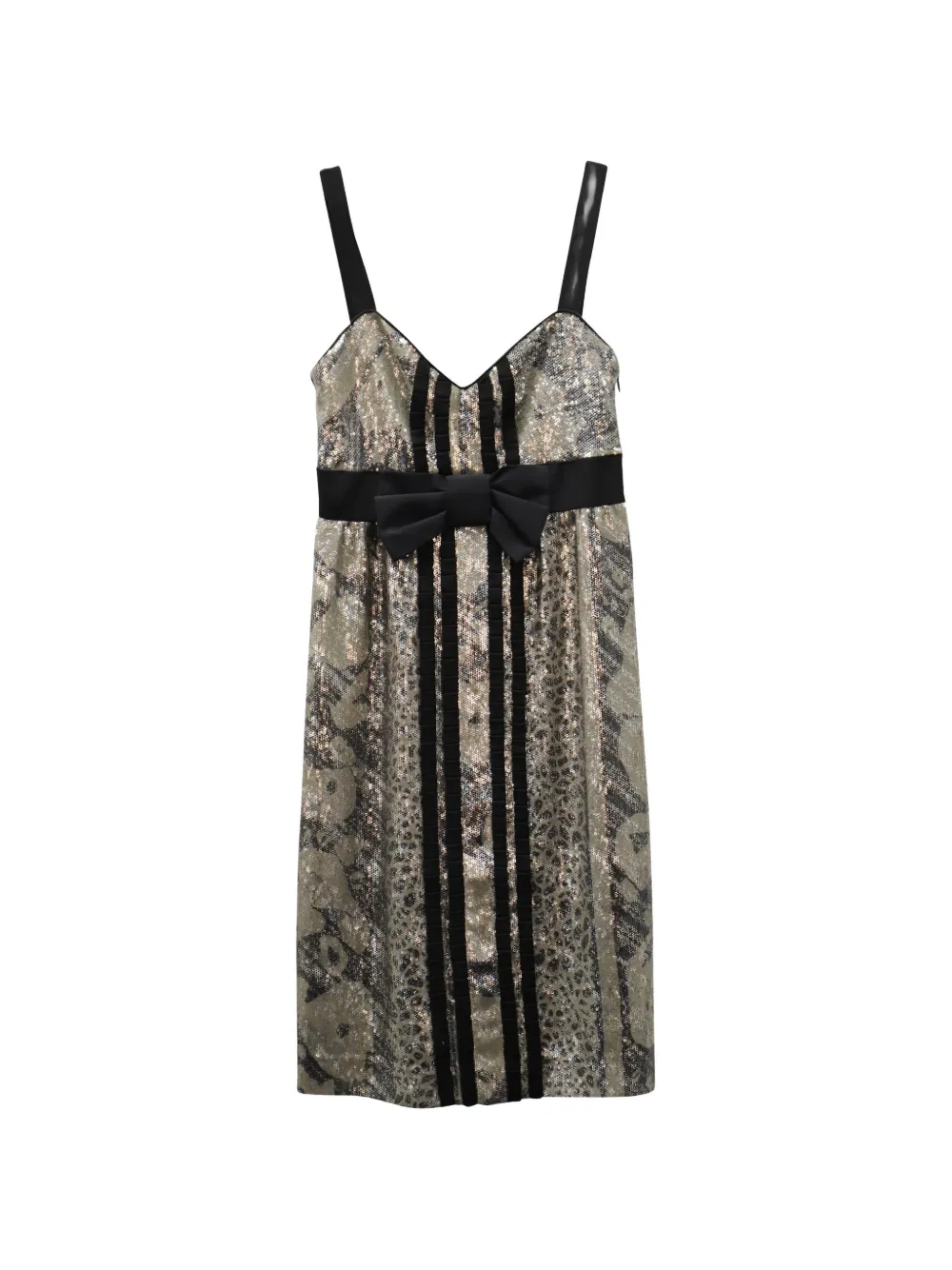 Diane Von Furstenberg Vintage robe Ariba à sequins - Tons neutres Diane Von Furstenberg Vintage robe Ariba à sequins - Tons neutres