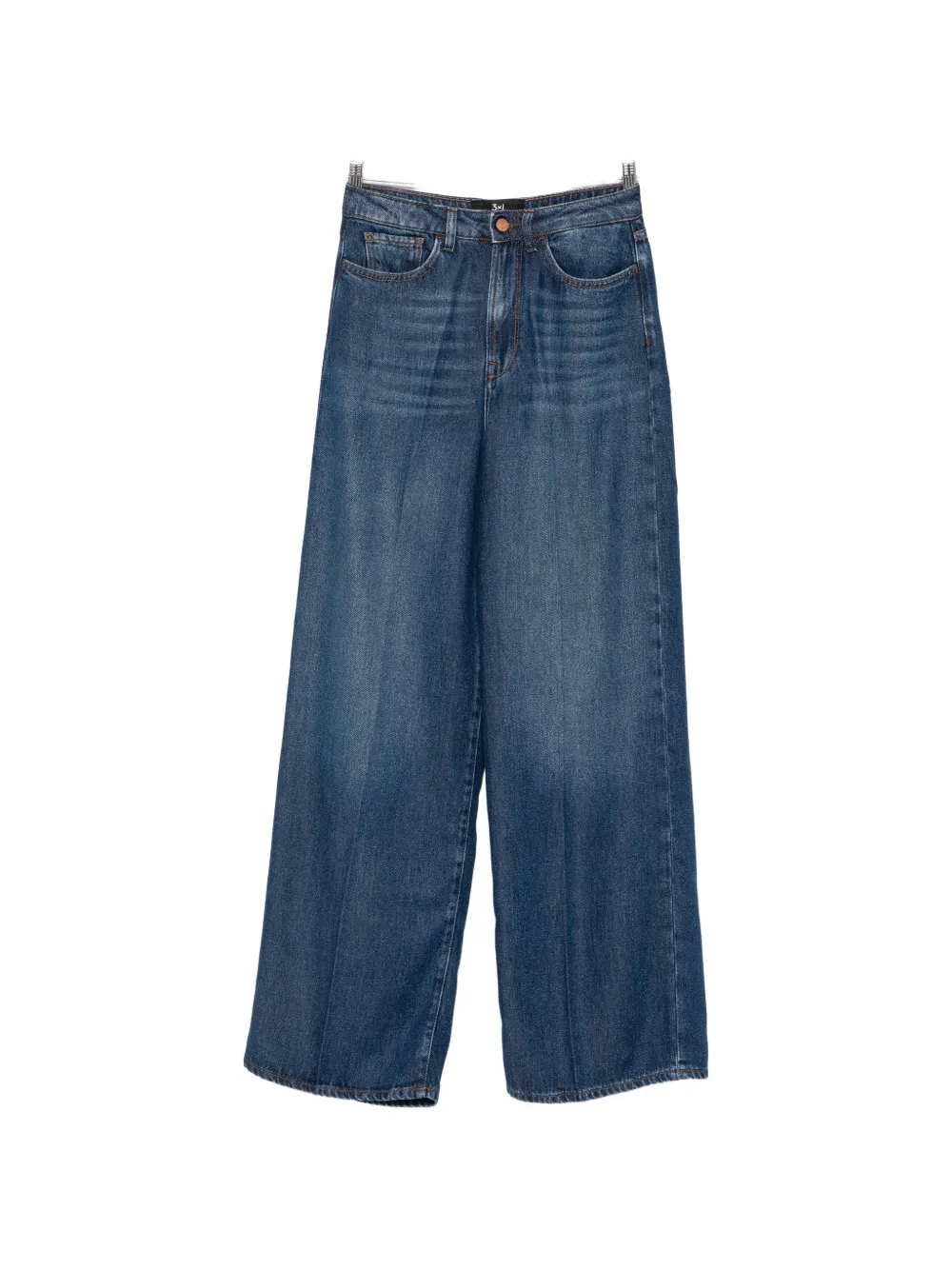 3x1 wide-leg jeans - Blau