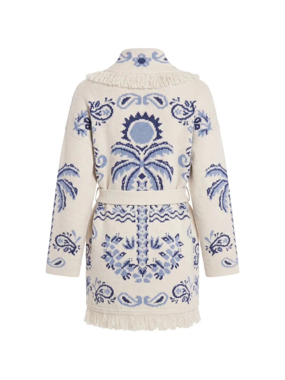 Alanui Island Roots Foulard vest met franje Beige