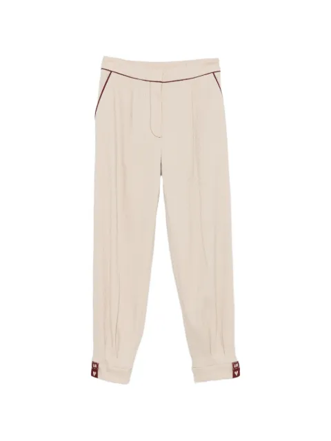 Antonio Marras contrast-piping pleated trousers