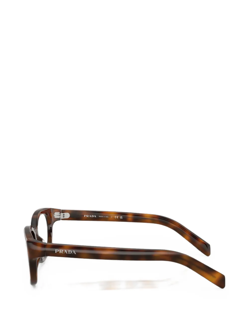 Prada Eyewear Bril met schildpadschild-effect Bruin